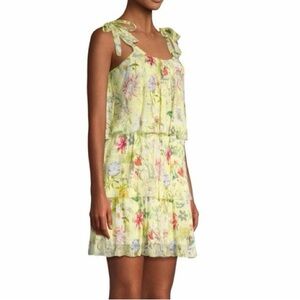 Parker NY 100% Silk Vicky Dress in Spring Sangria - XS